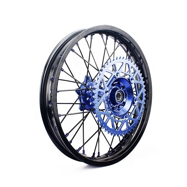 Aftermarket forged aluminum alloy rim motorcycle wheel set for Dirt Bike