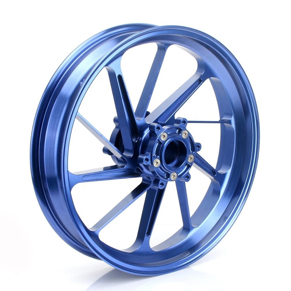 Custom CNC Alloy Wheel Rim Hub Set Forged Motorcycle Wheel