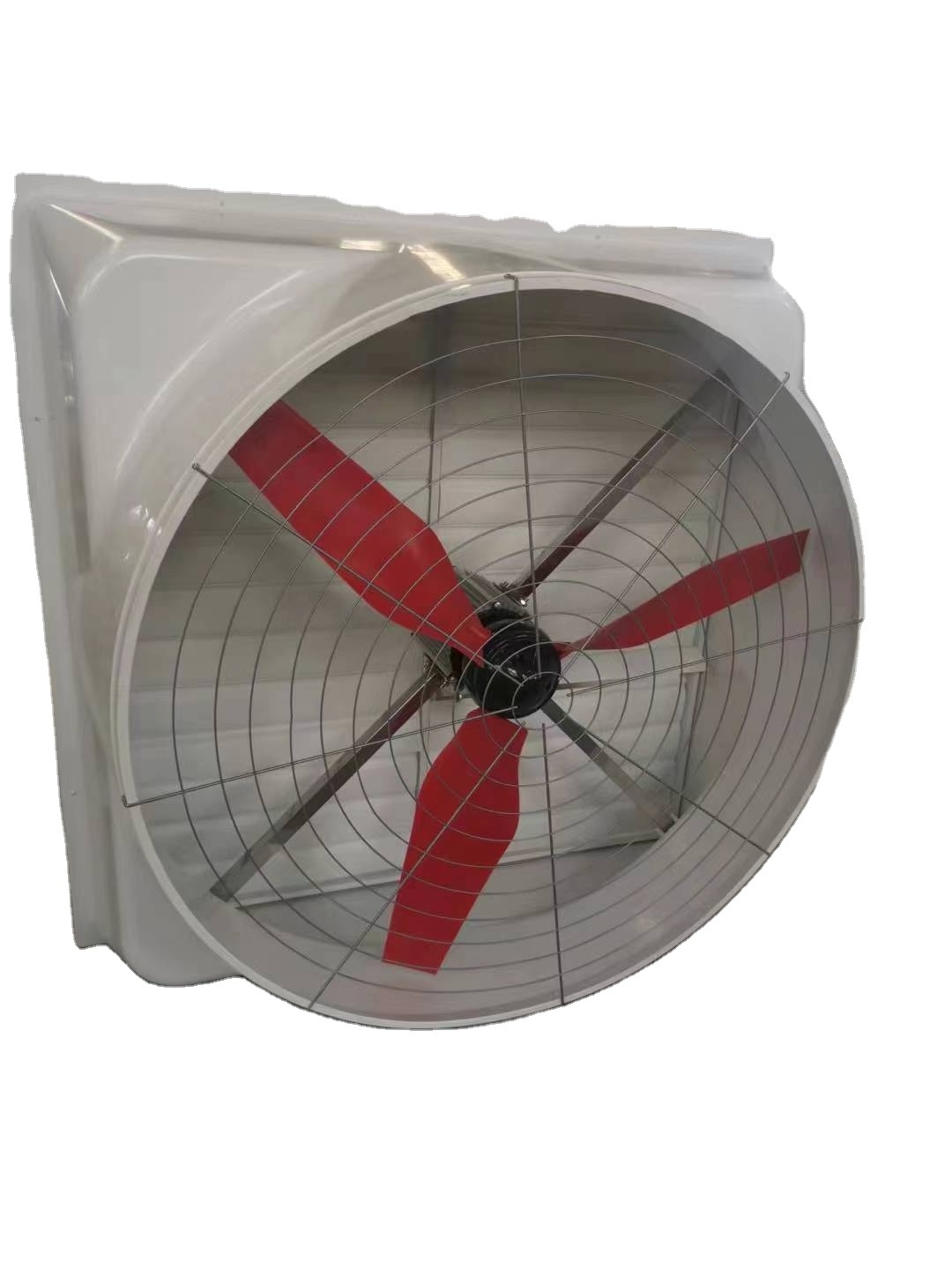 Large Air Volume Farm Poultry Industrial FRP Cone Fan Fiberglass Exhaust Fan with Shutter