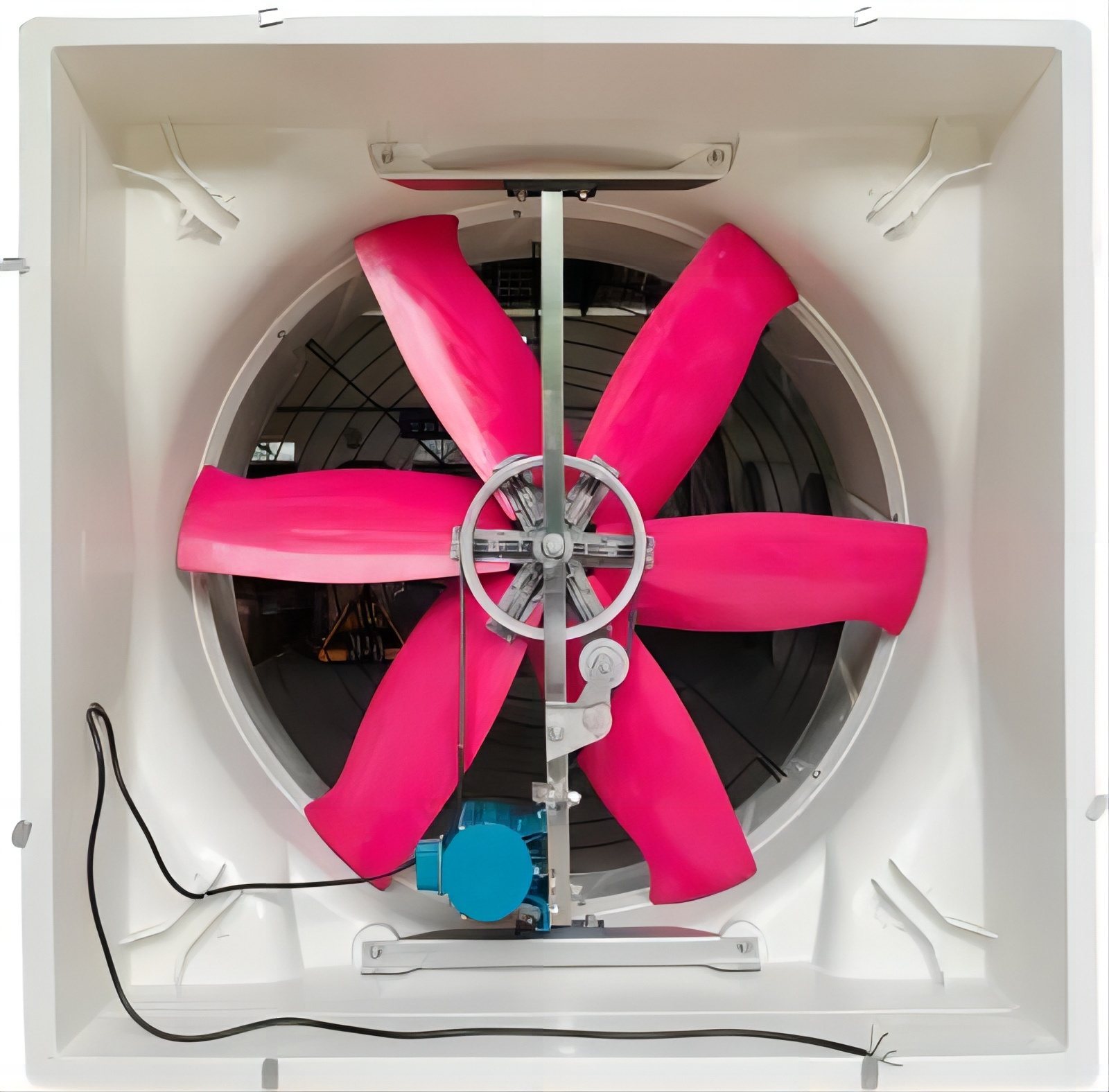 Large Air Volume Farm Poultry Industrial FRP Cone Fan Fiberglass Exhaust Fan with Shutter