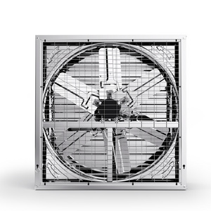 Mining Greenhouse Chicken Poultry Farm Exhaust Hood Air Cooling Fan Axial Flow Fan for Freezing Size 122*122 cm