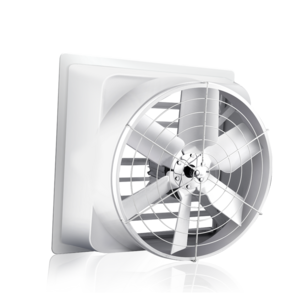 Hot Sale Poultry Farm FRP Ventilation Fan Chicken House Window Fiberglass Exhaust Fan Size 1260*1260mm