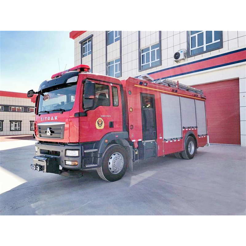 New MAN 8000 Liter 3m3 Water Tank ISUZU HOWO 4X2 6X4 Fire Fighting Truck on Sale with Best Price