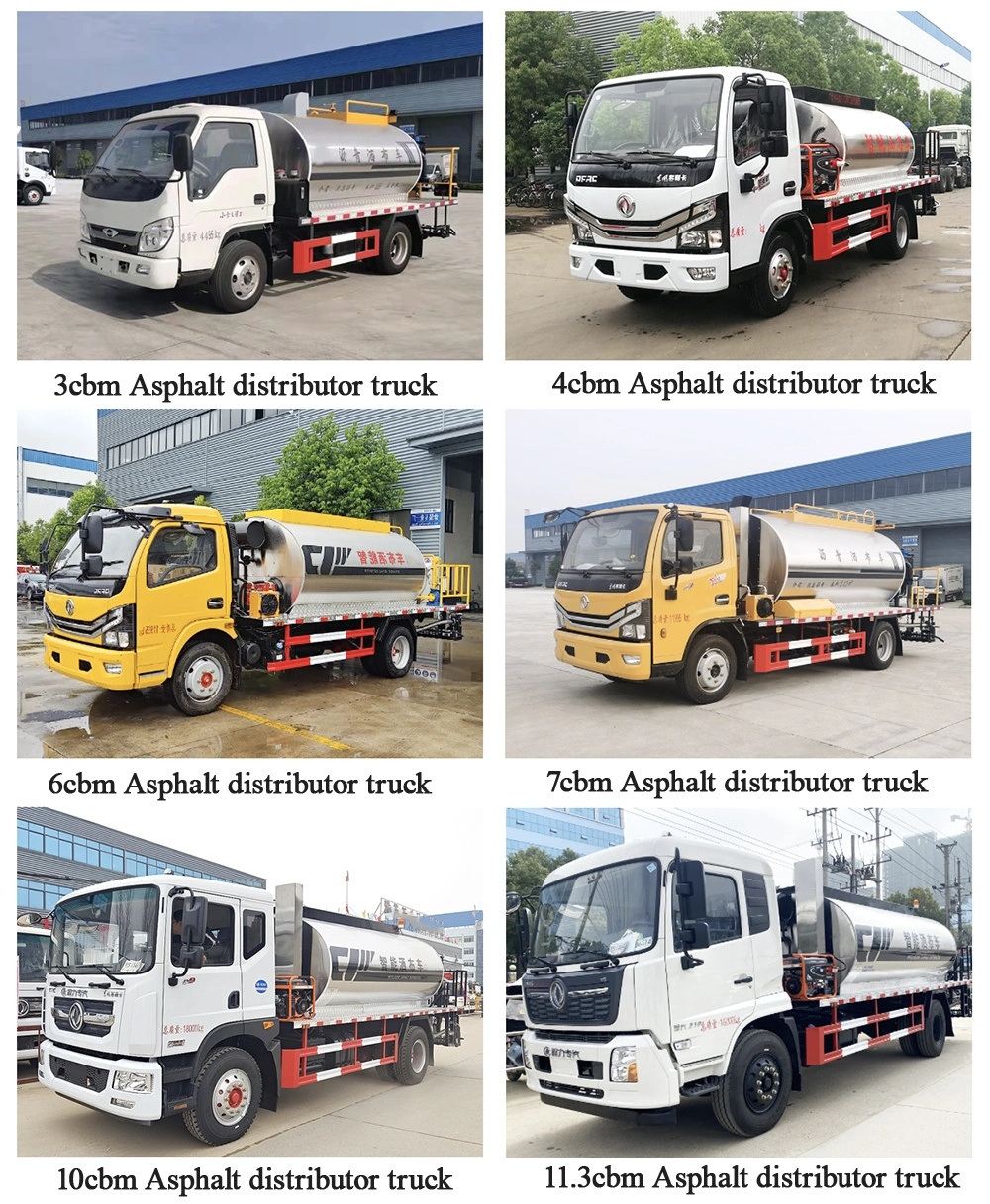 Road Construction 6X4 4X2 Asphalt Gravel Spreader and Distributor Spreader Truck Chip Sealer Vehicle Asphalt Chip Sealer Truck