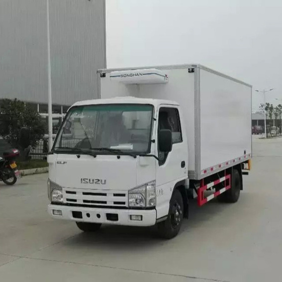 ISUZU 4X2 Commercial Refrigerated Refrigerator Freezer Reefer Box Truck For Sale