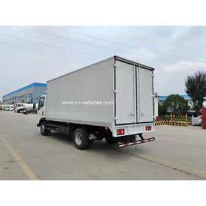 HOWO 116HP Light Container Closed Cargo Box Truck for Sale