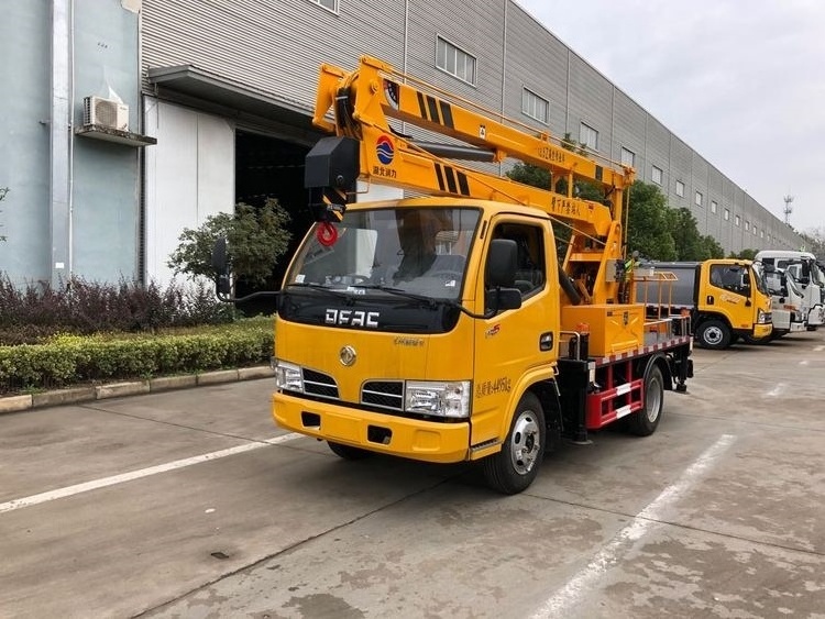 China DONGFENG 10m-18m aerial working platform bucket truck articulated boom trucks lift