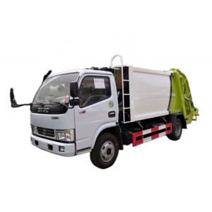 Garbage Collector Truck Waste Collection Vehicle DONGFENG Mini Size 6CBM Compact Garbage Truck