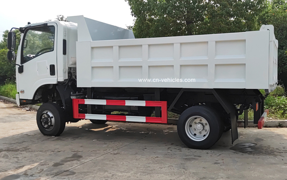 Isuzu 4x4 Truck Price 6 ton Diesel Engine Mini Tipper Dump Trucks for sale