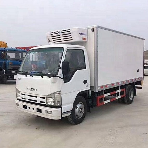 Isuzu Freezer food truck 5 tons refrigerator Cargo Van Truck for sale