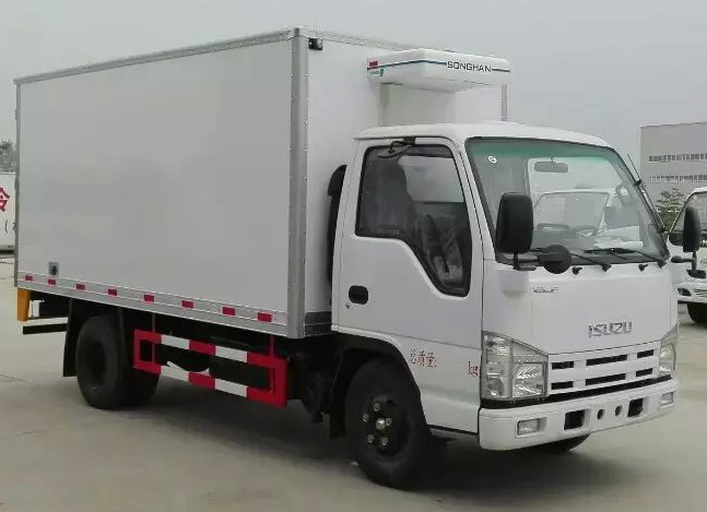 ISUZU 4X2 Commercial Refrigerated Refrigerator Freezer Reefer Box Truck For Sale