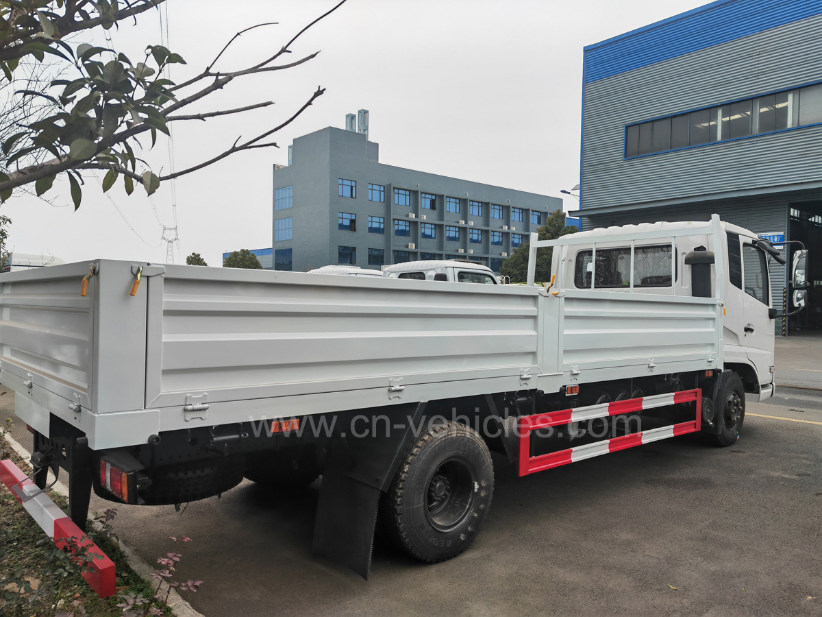 Dongfeng KR Lorry Truck Stake Flatbed Fence Truck 4X2 Diesel Mini Light Cargo Truck