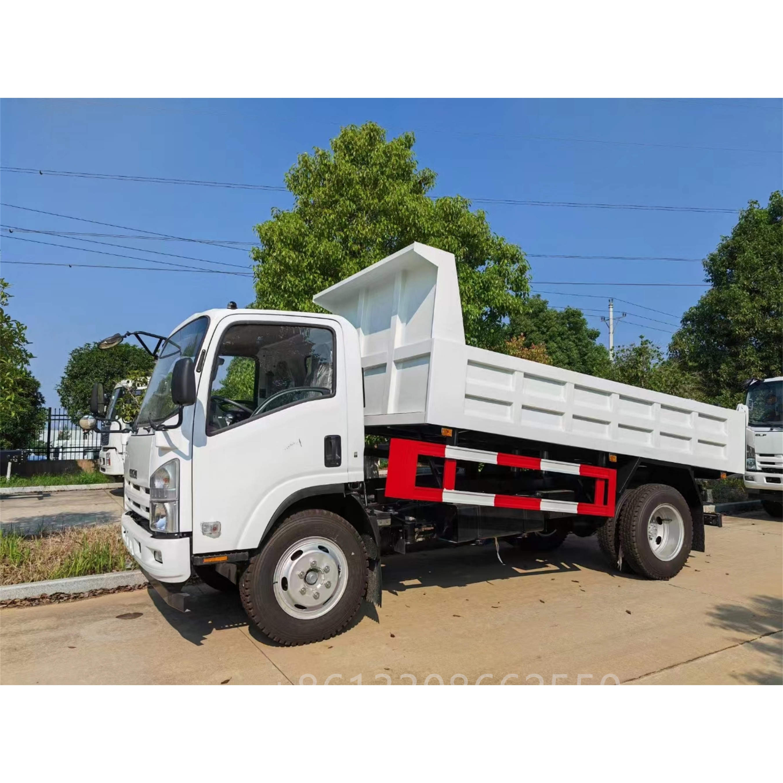 ISUZU   4X4 off Road Dump Truck with 11 Tires for Bad Roads Camion  for sale