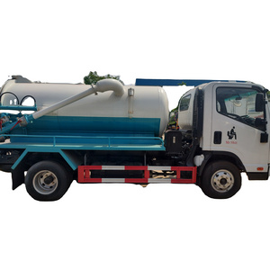 4000L Septic Tank Truck/ 5000 Liters Vacuum Sewage Suction Truck