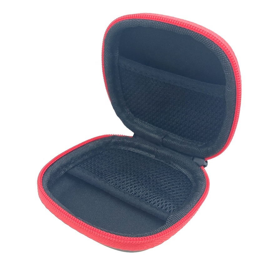 Factory Hard zipper eva hard shell earphone case eva carry protective bag portable earbuds case