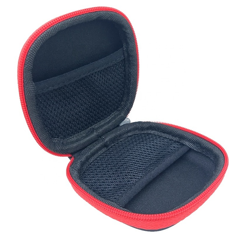 Factory Hard zipper eva hard shell earphone case eva carry protective bag portable earbuds case