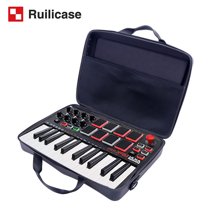 ODM&OEM ruili factory Fashion Custom Hard EVA dj controller midi player music case eva music case musical instrument tool case