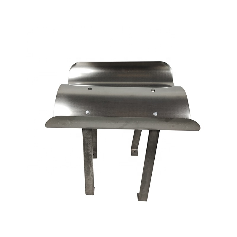 80*80 cm Stainless Steel Chimney Top Cover, Fireplace Cover, Fireplace Hood Rain Cover (Size 5)