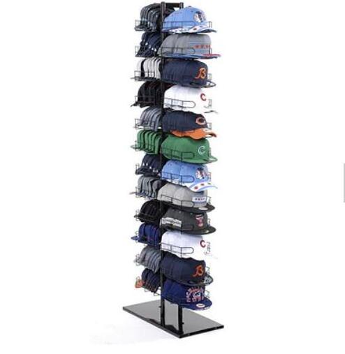 Wholesale Baseball Cap Stand Rack Metal Hat Display Stand Rack For Retail Store