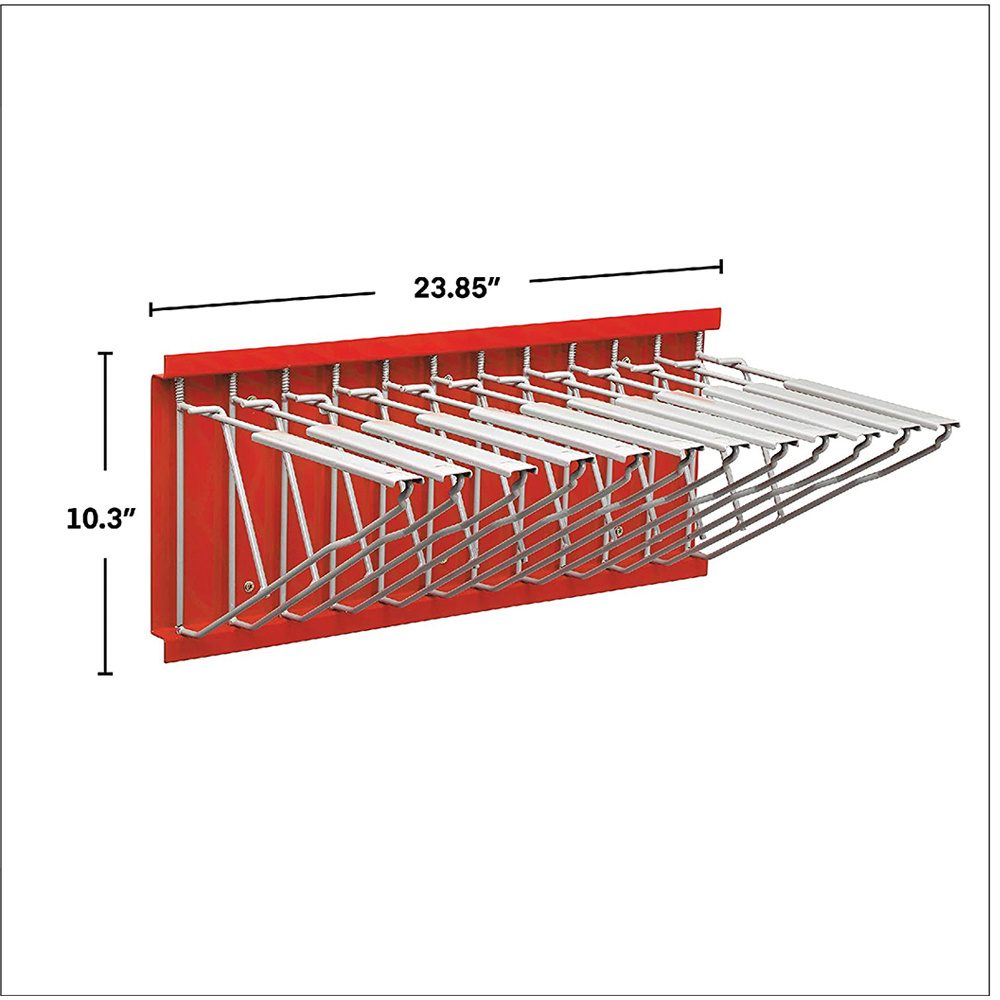 Wall Mounted Metal 12 Pivot Brackets Blueprint Holder Rack Hanging Poster Display Stand for Office