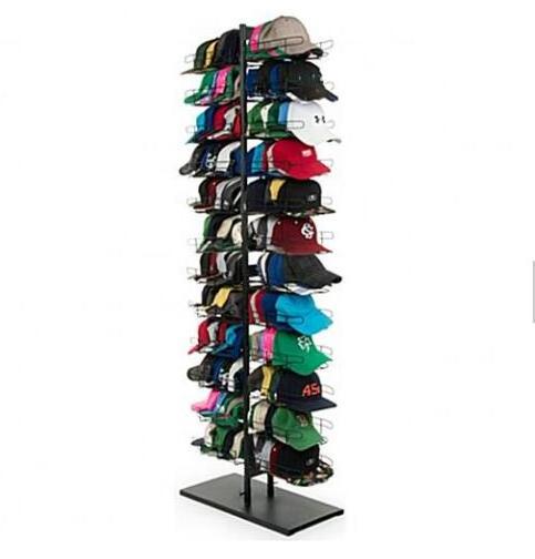 Wholesale Baseball Cap Stand Rack Metal Hat Display Stand Rack For Retail Store