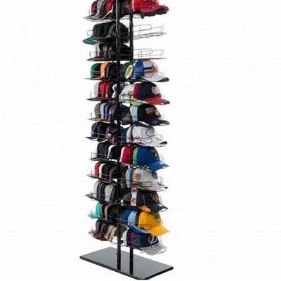 Wholesale Baseball Cap Stand Rack Metal Hat Display Stand Rack For Retail Store