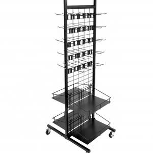 Retail Rolling Merchandising Display Racks Stand Store Fixture