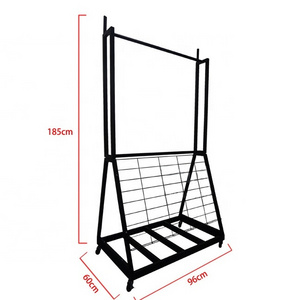 Metal Carpet Floor Mat Display Stand Rug Display Rack for Sale