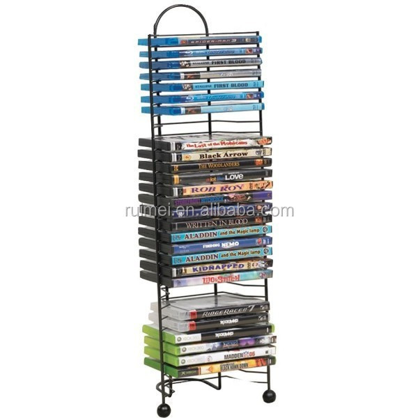 Metal Multiple Rack CD DVD Display Stand