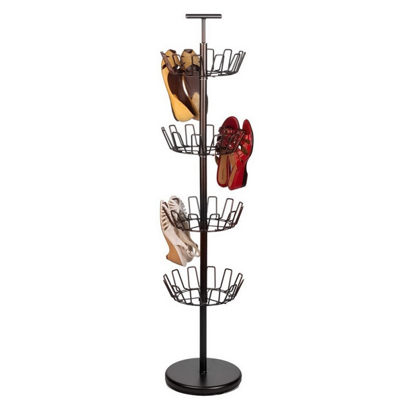 Shoe Rack Storage Rotating Revolving Organiser Shelf Home furniture