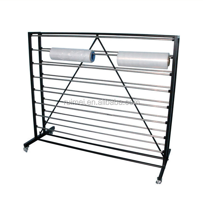 floor displays metal stands fabric roll display racks