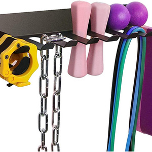 Heavy Duty Gym Rack Organizer Wall Mounted Baseball Hooks Bat Storage Display Stand