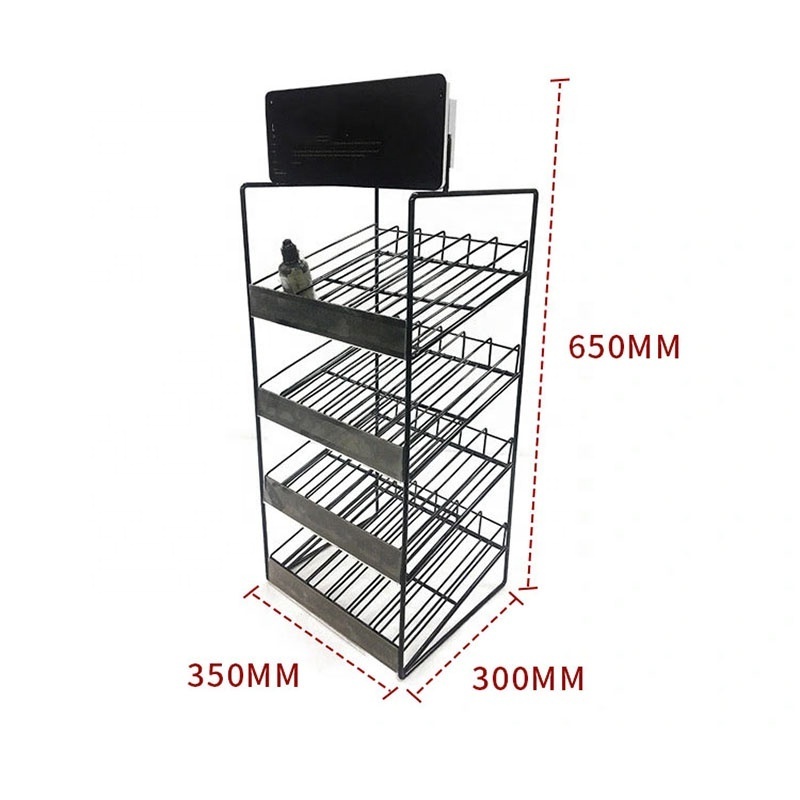 Mini Paint Bottle Display Stand Spray Paint Rack with Branding Board