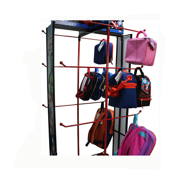 Lager Floor Standing  School  Backpack Bag Display Rack