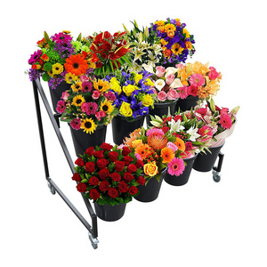 RuiMei Customized Decorative Detachable Flower Bucket Display Stand For Store