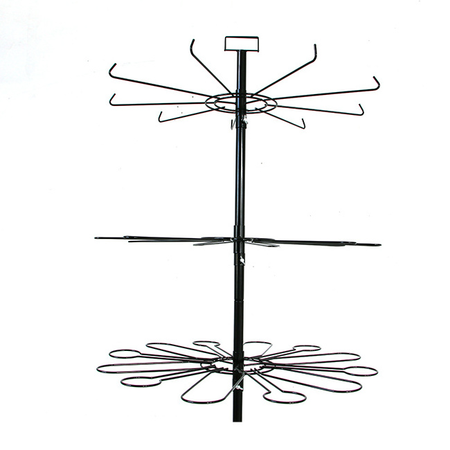 Customized Floor Standing Bouquet Display Stand, Small Merchandise Promotion Display Rack