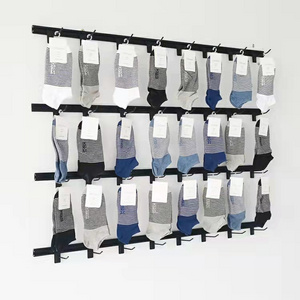 Wall mounted hanging display racks mobile phones accessory organizers metal hanger hook tie and belt storage holders