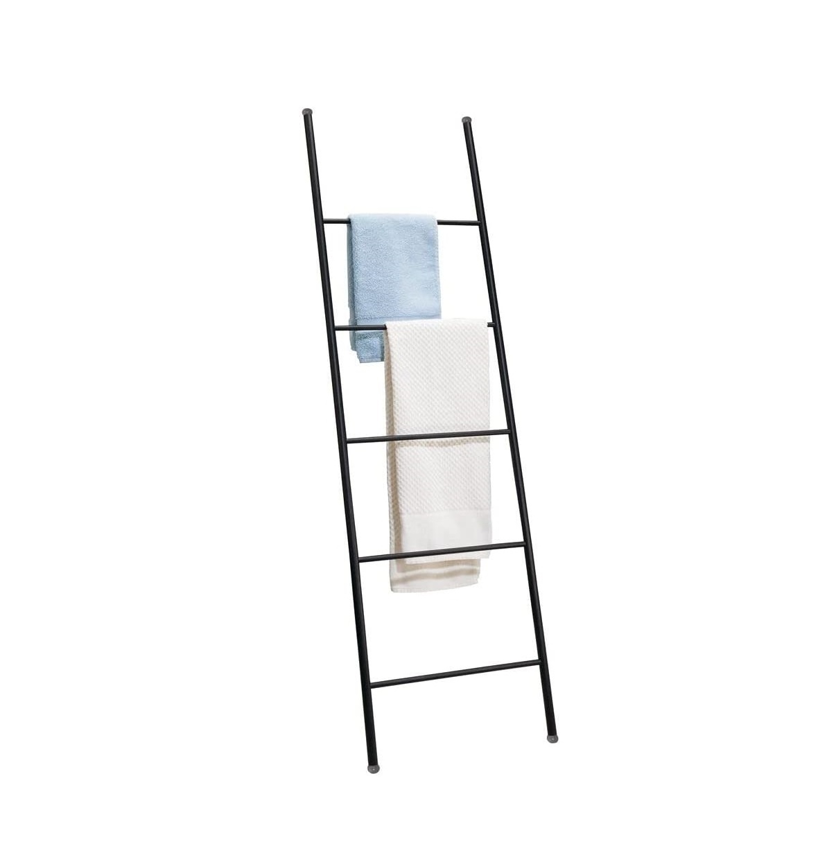 Ladder 4 Layer Towel Rack Floor Quilt Display Racks Towel Rack for Bathroom Laundry Room