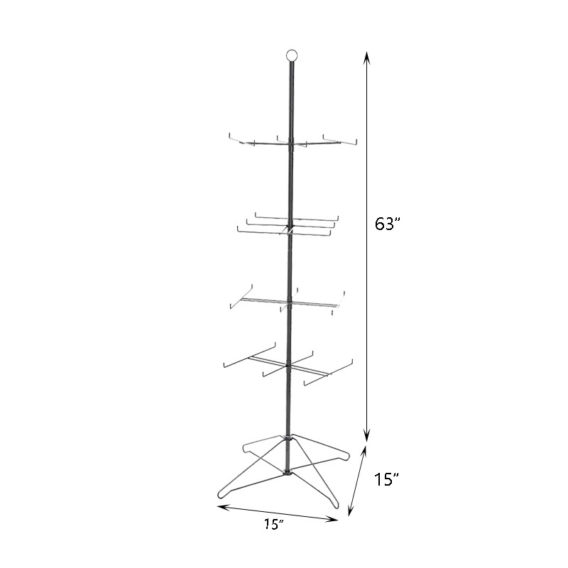 Rotating Shoe Rack Freestanding 4 Tiers Metal Shoe Rack Shoe Rack Storage Organizer Spinner Display Stand For Retail Store Shop