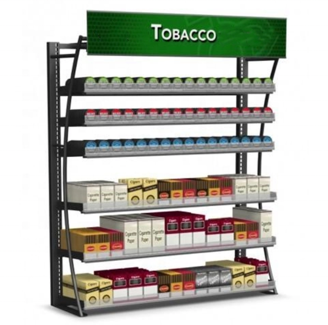 Cigarette Tobacco Display Racks Stand for Super market Retail Store