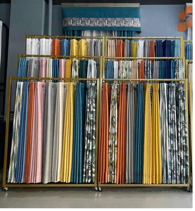 Sample Display Rack Fabric Display Stands Curtain Display Rack