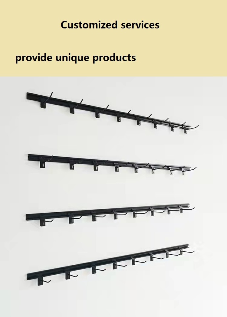 Wall hanging display racks mobile phones accessory organizers metal hanger hook tie and belt storage holders supermarket shelves