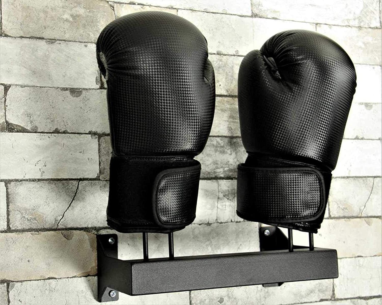 Customized Wall Mounted Metal Black Boxing Glove Rack, Glove Dryer  for Home Use