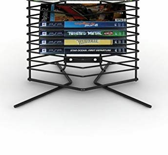 Sturdy Multiple Metal CD Storage Tower Stand  Rack, Documents Storage