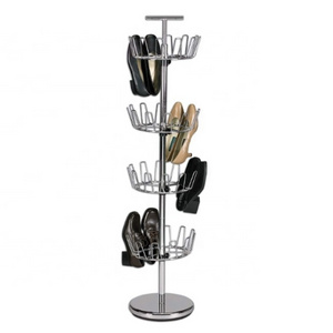 Adjustable Revolving Shoe Rack shoe tree with spinning handle