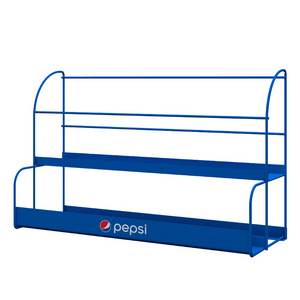 Pepsi Display Stand Counter top Small Display Rack Metal Customized Logo for Pepsi Cola