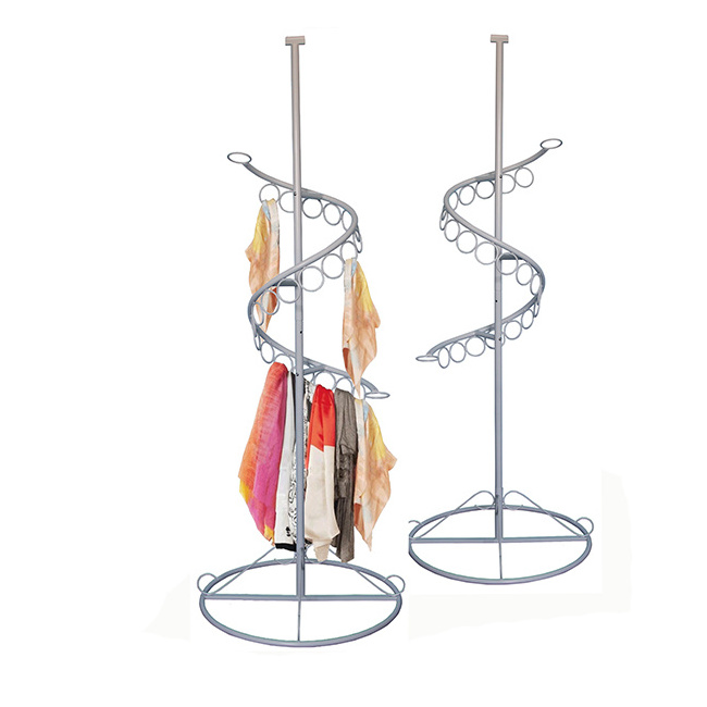 retail hanger shawl spiral underwear Panties clothing rack scarf display rack