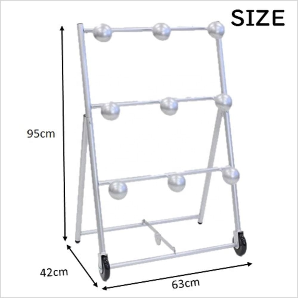 Metal Display Stand for Baseball Gloves and Helmets