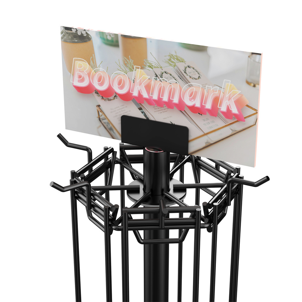 Customized Countertop Bookmark Display Stand, Metal Silk Stockings Display Rack