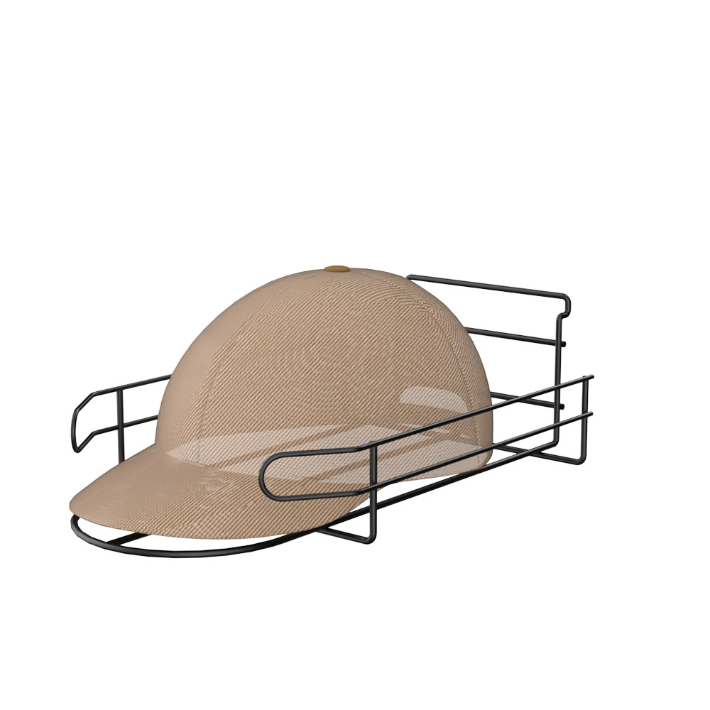 RUIMEI Metal Hat Display Rack Wall Mounted Hat Holder Display Rack For Baseball Hats Helmet